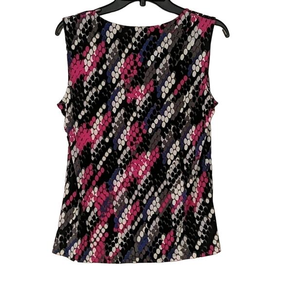 NWOT Kasper Shell Pink/Blue/White/Black/Gray, M - Picture 5 of 6